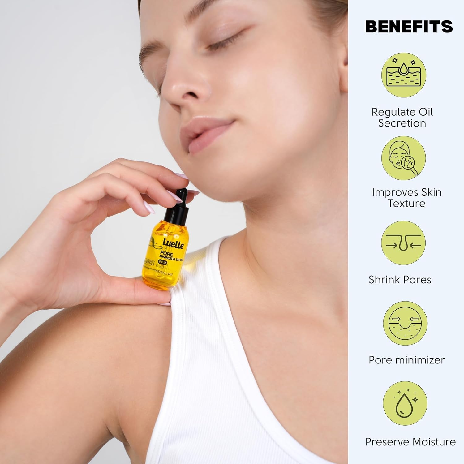 Blackhead Remover Pore Strips & Pore Minimizer Serum Bundle – 2-Step Pore Deep Cleansing & Pore Refine System for Smooth, Clear Skin